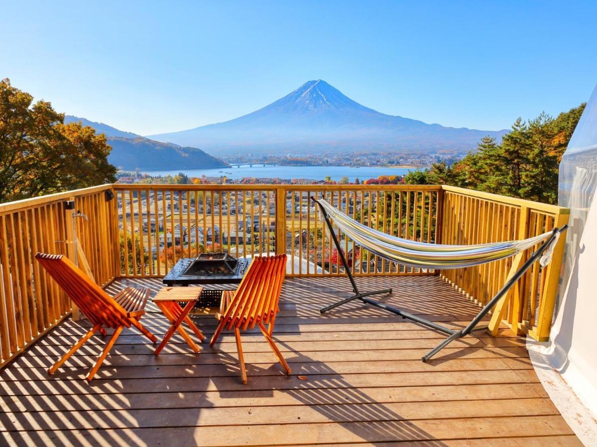 Mt,Fuji Glamping Terrace Minenohana - Vacation Stay 35711V Fujikawaguchiko Exterior foto